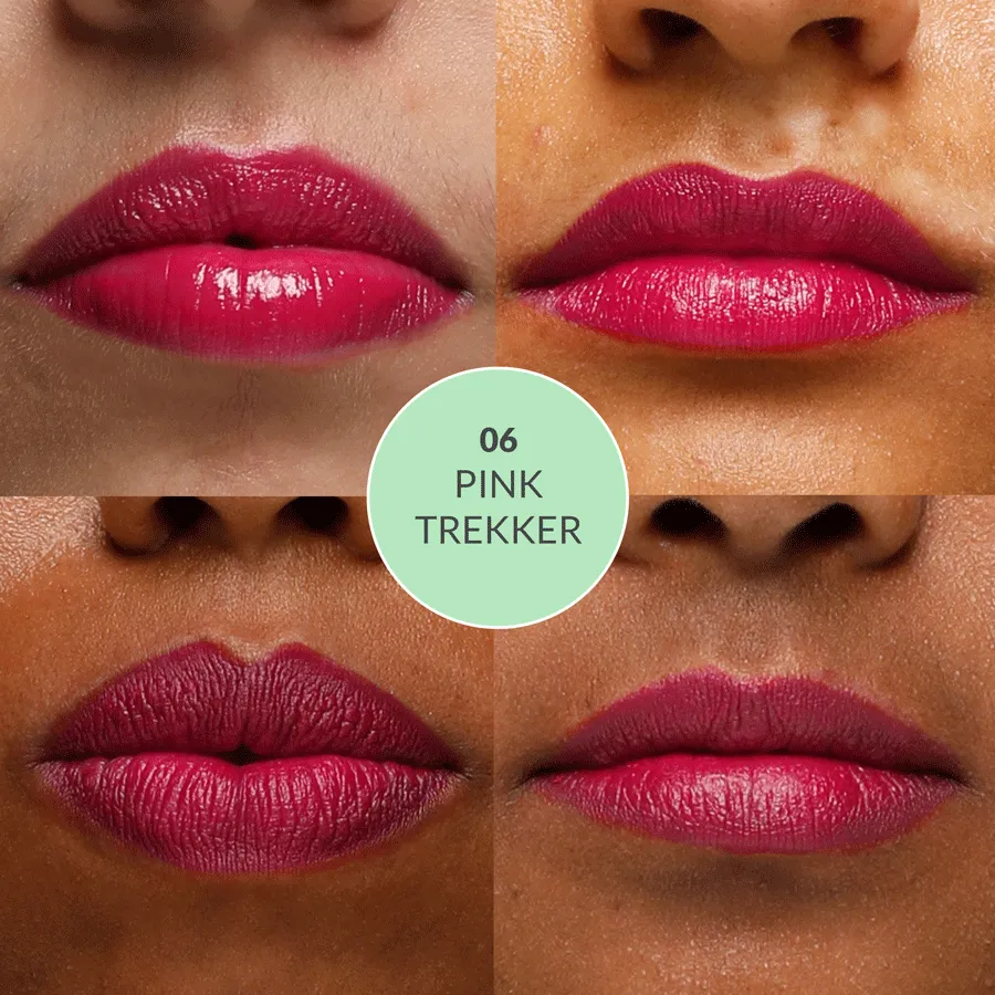 Satin Matte Lipstick Pink Trekker 06 | Ultra Light & Comfortable | Enriched with Plant Oils