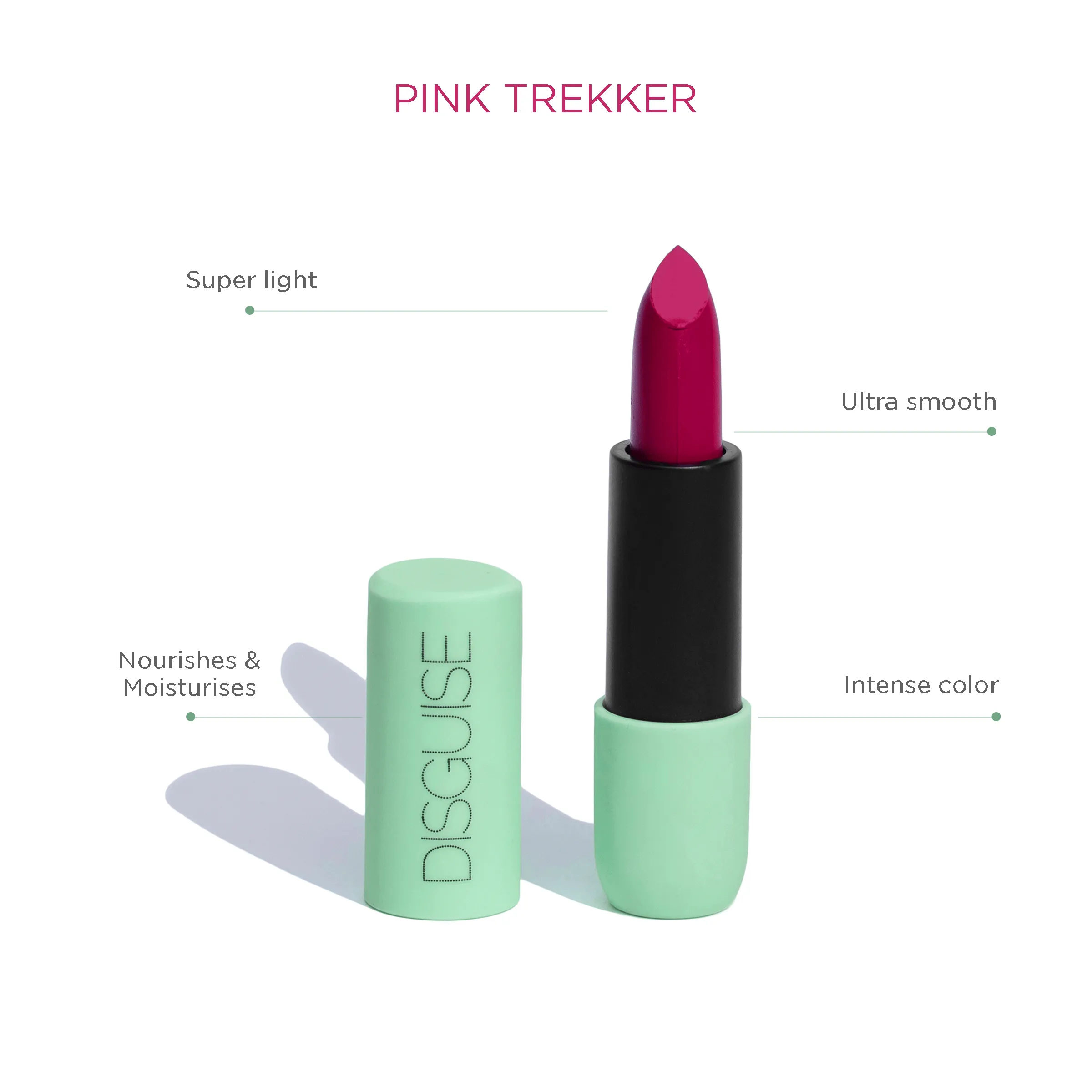 Satin Matte Lipstick Pink Trekker 06 | Ultra Light & Comfortable | Enriched with Plant Oils
